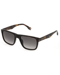 Police - Splq83 Champ 14 60000 Sunglasses Acetate Smoke Squared Normal Shaded - Lyst