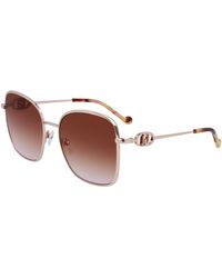 Liu Jo - Lj155S 770 Sunglasses Metal Squared Normal - Lyst