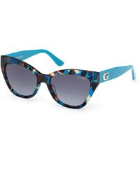 Guess - Gu00204 87P Sunglasses Acetate Cat Eye Normal Sfumato - Lyst