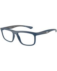 Emporio Armani - Ea3246 5001 Optical Frames Injected Squared Normal - Lyst