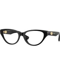 Burberry - Be2467 3001 Optical Frames Acetate Transparent Cat Eye Normal - Lyst