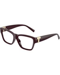 Tiffany & Co. - Tf2285U 8447 Optical Frames Injected Transparent Squared Normal - Lyst