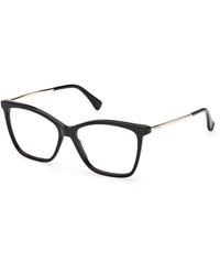 Max Mara - Mm5235 052 Optical Frames Acetate Round Normal - Lyst