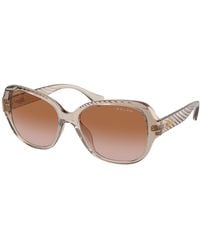 Ralph Lauren - Ra5316U 580213 Sunglasses Injected Round Normal Shaded - Lyst