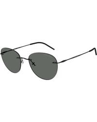 Giorgio Armani - Ar6182 300187 Sunglasses Metal Round Normal - Lyst