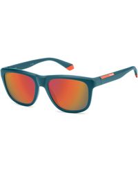 Polaroid - Pld 2163/S 5Bf/Oz Sunglasses Polycarbonate Squared Polarized Multilayer - Lyst