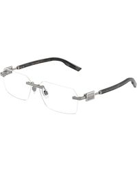 Dolce & Gabbana - Dg1361 04 Optical Frames Metal Squared Normal - Lyst