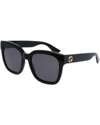 Gucci - Gg0034Sn 001 Sunglasses Acetate Squared - Lyst