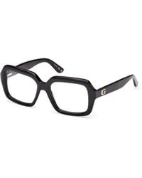Guess - Gu50226 001 Optical Frames Acetate Squared Normal - Lyst