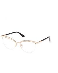 Guess - Gm50058 32 Optical Frames Metal Round Normal - Lyst