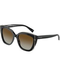 Tiffany & Co. - Tf4148 8364T5 Sunglasses Acetate Cat Eye Polarized Shaded - Lyst