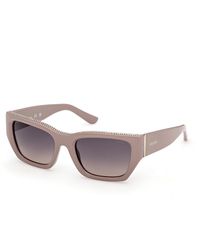 Guess - Gu00293 57B Sunglasses Injected Smoke Squared Normal - Lyst