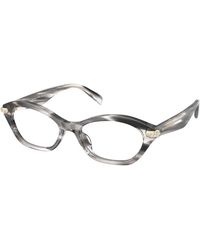 Michael Kors - Mk4186Bu Saint Lucia 4034 Optical Frames Acetate Transparent Round Normal - Lyst
