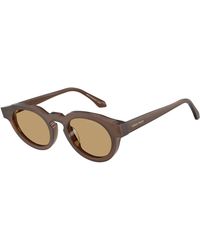 Giorgio Armani - Ar8255U 639473 Sunglasses Acetate Round Normal - Lyst