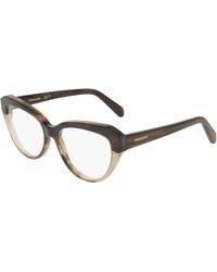 Ferragamo - Sf3046 245 Optical Frames Acetate Cat Eye Normal - Lyst