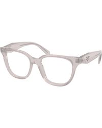 Prada - Pr C11V 29G1O1 Optical Frames Acetate Butterfly Normal - Lyst