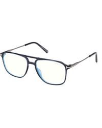 Tom Ford - Ft5665-B 090 Optical Frames Injected Squared Normal - Lyst