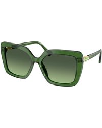 Swarovski - Sk6049 10812A Sunglasses Acetate Butterfly Normal Nuanced - Lyst