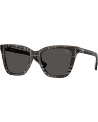 Burberry - Be4470 419987 Sunglasses Acetate Squared Normal - Lyst