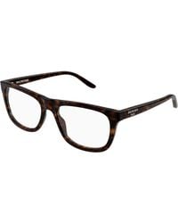 Balenciaga - Bb0498O 002 Optical Frames Acetate Transparent Squared - Lyst