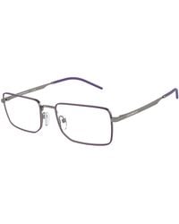 Emporio Armani - Ea1153 3003 Optical Frames Metal Transparent Squared Normal - Lyst