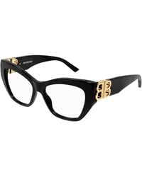 Balenciaga - Bb0312O 001 Optical Frames Acetate Cat Eye - Lyst