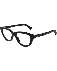 Bottega Veneta - Bv1366O 001 Optical Frames Acetate Transparent Cat Eye - Lyst
