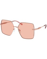 Michael Kors - Mk1157D Sanya 110884 Sunglasses Metal Squared Normal - Lyst