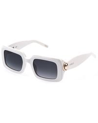 Furla - Sfu980 03Gf Sunglasses Acetate Smoke Squared Normal Nuanced - Lyst