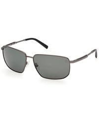 Timberland - Tb00010 07R Sunglasses Metal Squared Polarized - Lyst
