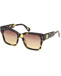 MAX&Co. - Mo0094 55F Sunglasses Acetate Squared Normal - Lyst