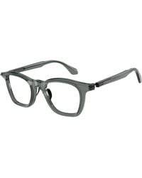 Giorgio Armani - Ar8257 64251W Sunglasses Acetate Transparent Pillow Normal - Lyst