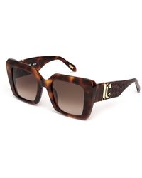 Just Cavalli - Sjc104 752 Sunglasses Acetate Squared Normal Shaded - Lyst