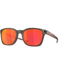 Oakley - Oo9018 Ojector 901812 Sunglasses Plastic Ruby Squared Prizm - Lyst