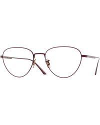 Oliver Peoples - Ov1357 1991Rx 5342 Optical Frames Metal Transparent Pantos Normal - Lyst