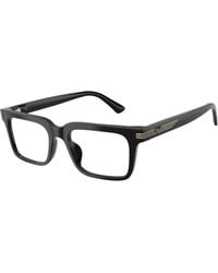 Emporio Armani - Ea3293U 5017 Optical Frames Acetate Transparent Squared Normal - Lyst