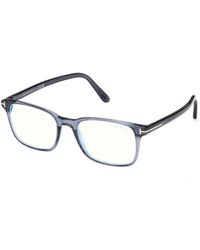 Tom Ford - Ft5831-B 090 Optical Frames Acetate Squared Normal - Lyst