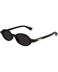 Bottega Veneta - Bv1388S 006 Sunglasses Acetate Round - Lyst