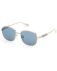MAX&Co. - Mo0169 32N Sunglasses Metal Squared Normal - Lyst