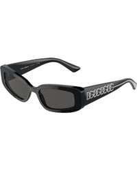 Dolce & Gabbana - Dg4445 501/87 Sunglasses Acetate Cat Eye Normal - Lyst