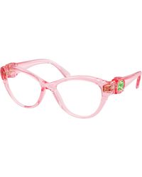 Swarovski - Sk2057 1088 Optical Frames Injected Cat Eye Normal - Lyst