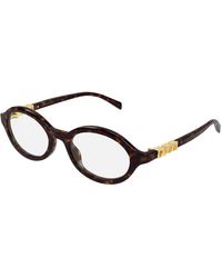 Gucci - Gg2153O 002 Optical Frames Acetate Transparent Round - Lyst