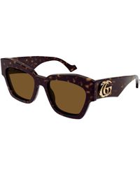 Gucci - Gg1422S 003 Sunglasses Acetate Squared Normal - Lyst