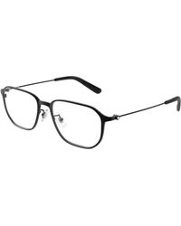 Montblanc - Mb0465Oa 002 Optical Frames Metal Transparent Geometric - Lyst