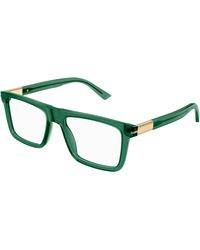 Gucci - Gg1504O 007 Optical Frames Acetate Transparent Squared - Lyst