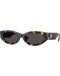 Burberry - Be4505U 410687 Sunglasses Injected Round Normal - Lyst