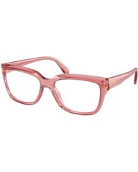 Michael Kors - Mk4117U Birmingham 3970 Optical Frames Injected Transparent Squared Normal - Lyst