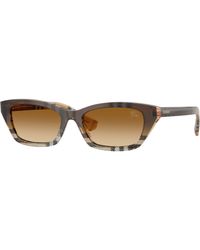 Burberry - Be4488 420213 Sunglasses Acetate Squared Normal Nuanced - Lyst