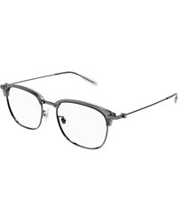 Montblanc - Mb0316Oa 003 Optical Frames Acetate Transparent Squared - Lyst