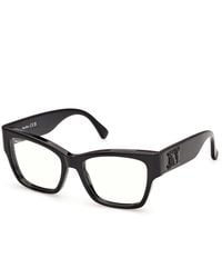 Max Mara - Mm5251-B 1 Optical Frames Acetate Squared Normal - Lyst